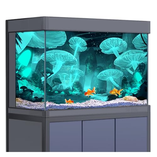 PSNKLMM Aquarium Hintergrund Aufkleber Poster Dekoration Fisch Tanks Reptil Lebensraum(60x40cm) von PSNKLMM