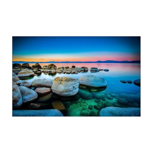 PSNKLMM Aquarium Hintergrund Aufkleber Stein Meerblick Poster Fisch Tank Dekoration Selbstklebende Tapete Hintergrund(40x80cm) von PSNKLMM