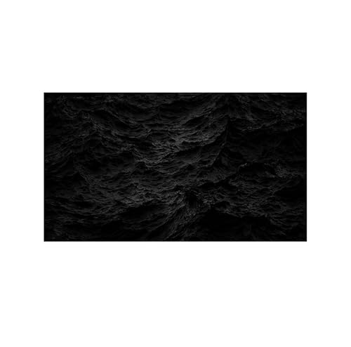 PSNKLMM Aquarium-Hintergrundaufkleber, Dekoration for Aquarien, Schwarze Steinwände, Poster, selbstklebend, wasserdicht(50x75cm) von PSNKLMM