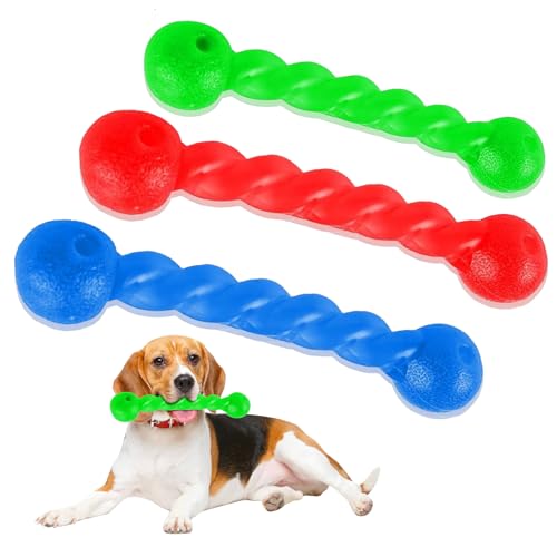 PTHDEW Hundespielzeug für Zähne, 2 Stück Hundespielzeug Wurfstick Gummi Spirale Kauknochen Robustes Kauspielzeug Haustier Mundpflege für Hund Zähne Reinigen PTHDEW Hundespielzeug für Zähne, 2 Stück Hundespielzeug Wurfstick Gummi Spirale Kauknochen Robustes Kauspielzeug Haustier Mundpflege für Hund Zähne Reinigen von PTHDEW