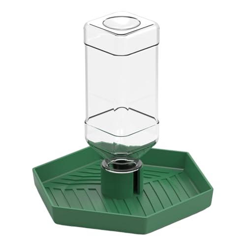 PTILSERY Automatischer Wasserspender für Reptilien, einfacher Futterspender, Wassernapf für Schildkröten und Eidechsen, Anticlip Pet Waterer von PTILSERY