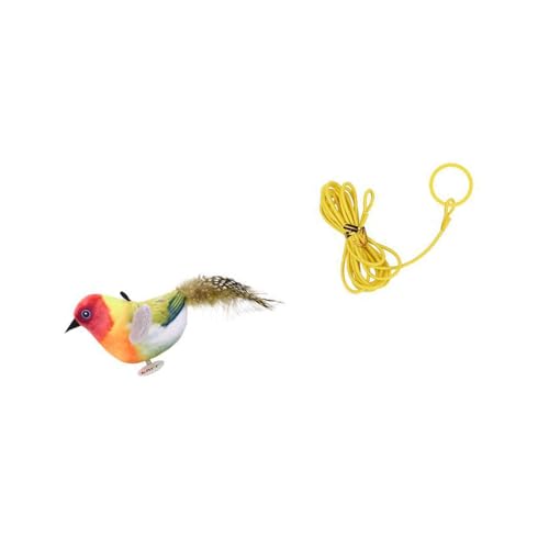 PTILSERY Quietschendes Vogel-Katzenspielzeug mit Simulationsgeräuschen für Katzen, engagierende Indoor-Katzen, Übung, Jagd, Jagd, Plüschtier-Spielzeug PTILSERY Quietschendes Vogel-Katzenspielzeug mit Simulationsgeräuschen für Katzen, engagierende Indoor-Katzen, Übung, Jagd, Jagd, Plüschtier-Spielzeug von PTILSERY