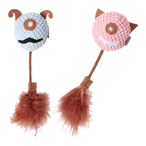 PTILSERY Schönes Plüschtier für Indoor-Katzen, Kauspielzeug, lustiges Spielzeug, Halloween-Thema, Hutzubehör PTILSERY Schönes Plüschtier für Indoor-Katzen, Kauspielzeug, lustiges Spielzeug, Halloween-Thema, Hutzubehör von PTILSERY
