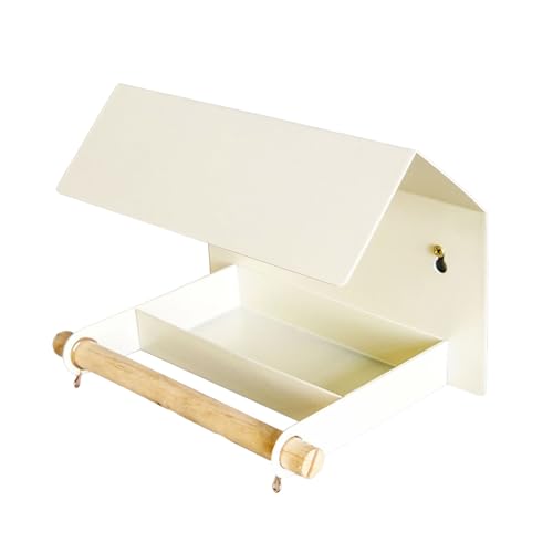 PTILSERY Vogelfutterspender Haus Vogelfutterspender Große Kapazität Haus Form Tablett Outdoor Plattform Metall Tablett PTILSERY Vogelfutterspender Haus Vogelfutterspender Große Kapazität Haus Form Tablett Outdoor Plattform Metall Tablett von PTILSERY