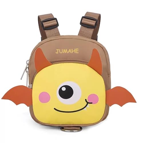 Hunderucksack, Geschirr für kleine und mittelgroße Hunde, niedlicher Selbsttragerucksack für Hunde, verstellbares Hundegeschirr, Rucksack für Reisen, Camping, Wandern (Khaki) von PTWSF