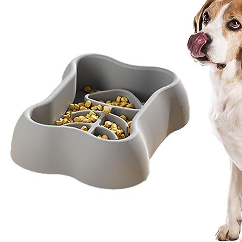 Hundefutternapf Slow Feeder - Silikonnapf für Haustiere mit Saugnapf, um das Lecken zu verlangsamen | Rutschfester, interaktiver Puzzle-Teller für Schnellfresser, Katzen und Hundezubehör Puchen von PUCHEN