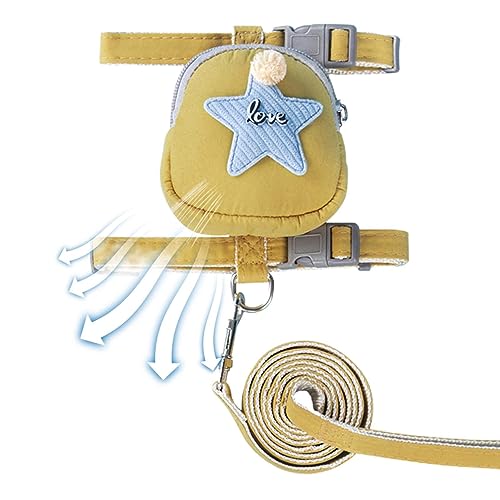 Hunderucksack-Geschirr-Set | Fünfzackiger Stern liebenswerte Packtasche für kleine Hunde – Hundebekleidung Haustierdekoration für tägliches Gehen, Wandern, Training, Jagd, Outdoor-Abenteuer Hunderucksack-Geschirr-Set | Fünfzackiger Stern liebenswerte Packtasche für kleine Hunde – Hundebekleidung Haustierdekoration für tägliches Gehen, Wandern, Training, Jagd, Outdoor-Abenteuer von PUCHEN