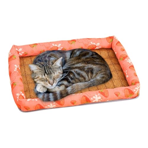 Eiskissen-Schlafmatten | wasserdichte Katzen-Eismatte & Matte | atmungsaktive Katzen-Rattan-Matte Hundebetten & Möbel für Bodensofa Eiskissen-Schlafmatten | wasserdichte Katzen-Eismatte & Matte | atmungsaktive Katzen-Rattan-Matte Hundebetten & Möbel für Bodensofa von PUCHEN