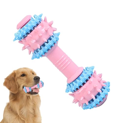 PUCHEN Hunde-Kauspielzeug, unzerstörbares Quietschspielzeug für Hunde, Zahnbürste, Kauspielzeug, Welpen-Beißring und Hundeball, rutschfeste Beißringe für Training, Spielen von PUCHEN