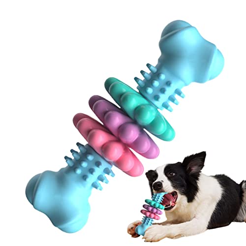 PUCHEN Molar Clean Teeth Gummi-Spielzeug – Welpen Zahnen Kauspielzeug gegen Langeweile | Glockenkauen, Spielen, Trainingsspielzeug, Hundespielzeug für aggressive Kauer, große Rassen, für Haustiere, von PUCHEN