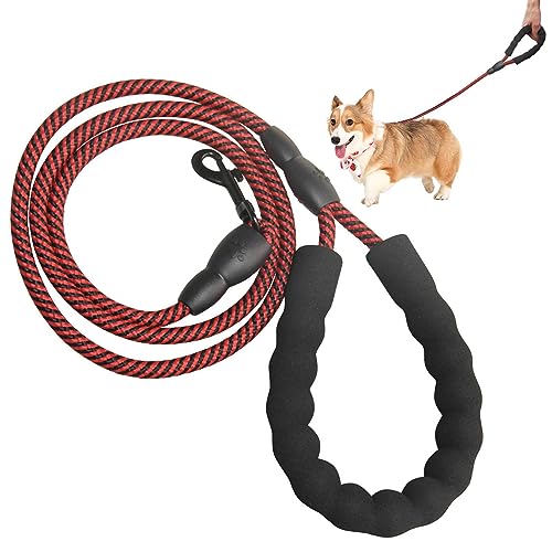 Strapazierfähige Hundeleine | Weiche, mit Schaumstoff gepolsterte Haustier-Trainerleine | 4,92 FT Lange, Starke Haustierleine für kleine mittelgroße Hunde, Haustiertrainingsleine Strapazierfähige Hundeleine | Weiche, mit Schaumstoff gepolsterte Haustier-Trainerleine | 4,92 FT Lange, Starke Haustierleine für kleine mittelgroße Hunde, Haustiertrainingsleine von PUCHEN