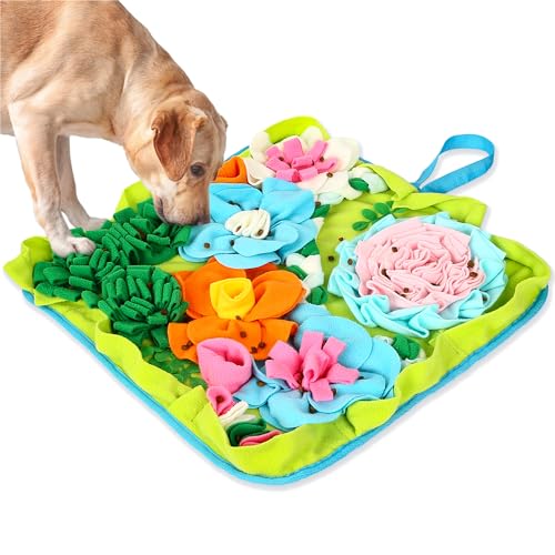 PUHOHUN Hundefütterungsmatte, Interaktive Schnüffelmatte, perfektes Futtersuchspiel für Geruchstraining und Fütterung, ideal für kleine, mittlere und große Hunde von PUHOHUN