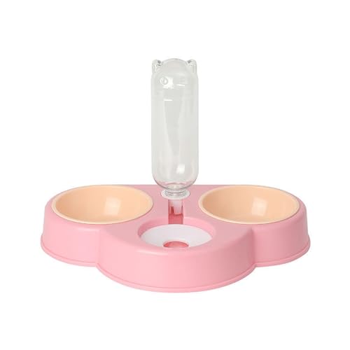 Futter- und Wassernapf-Set for Katzen, mit Wasserspender, geeignet for Katzen und Welpen, Katzennapf aus PP-Material von PUIOKA