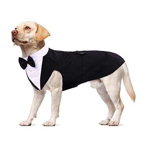 Hundekostüm, Hundekostüm Weihnachten Hunde Halloween Kostüm Hundekostüm Große Hunde Kleidung für Kleine Hunde Hundeanzug Smoking Shirt Hund Weihnachtsoutfit(Schwarz, XL) Hundekostüm, Hundekostüm Weihnachten Hunde Halloween Kostüm Hundekostüm Große Hunde Kleidung für Kleine Hunde Hundeanzug Smoking Shirt Hund Weihnachtsoutfit(Schwarz, XL) von PUMYPOREITY