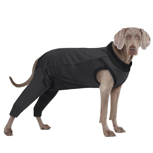Erholungsanzug Hund, Body Hunde Nach Op Rüde Bandage Hund Hinterbein Postoperative Kleidung für Hunde(Grau, 3XL) von PUMYPOREITY