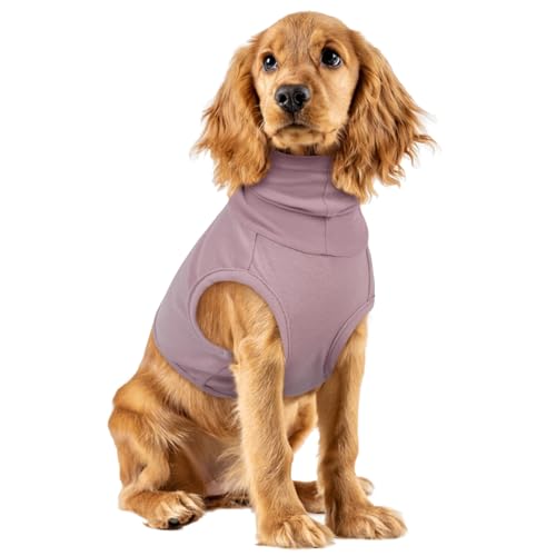PUMYPOREITY Wundschutzanzüge für Hunde, Halsschutz Hund Nach Op Wundschutz Body Hund Hundeanzug Nach Op Kopfwickel Ohren-Hoodie Gehörschutz Hund Silvester Ohrenschützer Winter Hunde(Lila, L) PUMYPOREITY Wundschutzanzüge für Hunde, Halsschutz Hund Nach Op Wundschutz Body Hund Hundeanzug Nach Op Kopfwickel Ohren-Hoodie Gehörschutz Hund Silvester Ohrenschützer Winter Hunde(Lila, L) von PUMYPOREITY
