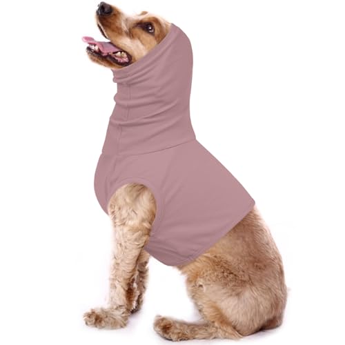 PUMYPOREITY Hundeschal, Hunde Body Operation Brustschutz Hund Kapuzenpullis für Hunde Medical Pet Shirt Hals Und Ohren Wärmer Hunde Hoodie Anti Angst Snood Hunde Hals Schützen(Lila, M) PUMYPOREITY Hundeschal, Hunde Body Operation Brustschutz Hund Kapuzenpullis für Hunde Medical Pet Shirt Hals Und Ohren Wärmer Hunde Hoodie Anti Angst Snood Hunde Hals Schützen(Lila, M) von PUMYPOREITY