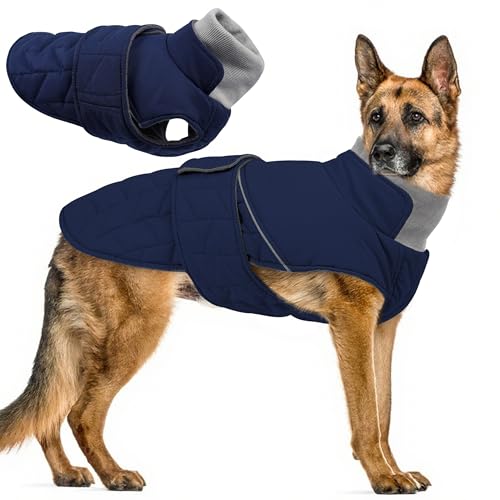 PUMYPOREITY Hundemantel Warme Hundejacke Winter Blau S von PUMYPOREITY