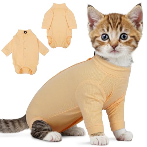 PUMYPOREITY Katzen-Genesungsanzug, Katzen-Chirurgie-Genesungsanzug für Männer und Frauen, Orange, Größe M PUMYPOREITY Katzen-Genesungsanzug, Katzen-Chirurgie-Genesungsanzug für Männer und Frauen, Orange, Größe M von PUMYPOREITY