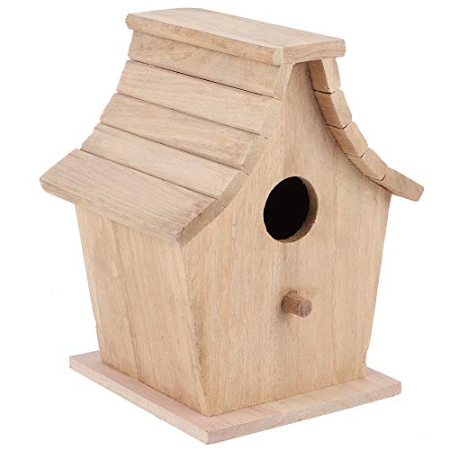 Holz-Vogelhaus-Zuchtkasten, hängendes Vogelhaus, Heimtierbedarf für Papageien, Wellensittiche, kleine Vögel von PUNELE