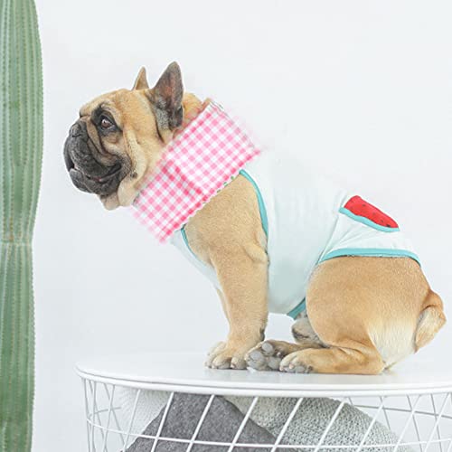 Kühlbandana für Hunde, Verstellbarer Hundekühlungskragen, Reduzierung der Temperatur, Doppelt Endete Kordelstring für Spaziergänge, Sport, Leinwandmaterial, Niedlicher (Rosa Grid Kühlbandana für Hunde, Verstellbarer Hundekühlungskragen, Reduzierung der Temperatur, Doppelt Endete Kordelstring für Spaziergänge, Sport, Leinwandmaterial, Niedlicher (Rosa Grid von PUNELE