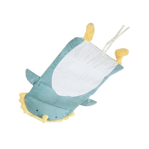 PUNELE Atmungsaktives Kurzes Plüschkühlungsmatte, Abnehmbares und Süßes Haustier-Schlafpad für Hundekatzen, mit Mehrzweckgebrauch für Heimauto (L Dinosaurier) von PUNELE