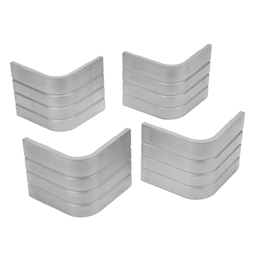 PUNELE Boot Deck Eckschutz Ponton Eckkappen Aluminium 4pcs für 90 ° Abgerundete Ecken Höhe 3-1/8 Zoll Bis 3-3/16 Zoll mit Hochleistungsguss-Aluminiumpulverbeschichtung PUNELE Boot Deck Eckschutz Ponton Eckkappen Aluminium 4pcs für 90 ° Abgerundete Ecken Höhe 3-1/8 Zoll Bis 3-3/16 Zoll mit Hochleistungsguss-Aluminiumpulverbeschichtung von PUNELE