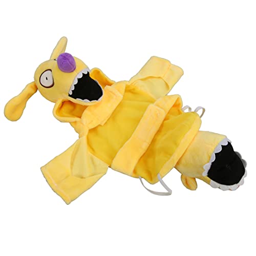 PUNELE Doppelende Haustier Lustige Kleidung, Warmes Haarausfall Verhindern, 3D -Klassiker -Hundekleid für Halloween, Mittelgroße Kleine Rassen Samt -Mesh Sweatshirt (M) von PUNELE