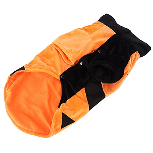 PUNELE Halloween-Haustier Kostüm, Weicher Polyester-Haustier Kostüm für Weihnachts Feiern & Halloween mit Fledermaus Muster, Maschine Wasch Bares Hunde Kostüm (M) von PUNELE