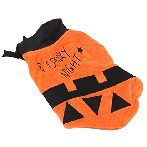 PUNELE Haustierkostüm, Maschinenwaschbares Polyester-Haustierkostüm mit Fledermausmuster für Halloween-Partys (S) von PUNELE