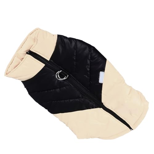 PUNELE Hundejacke Winter Hundemantel Wasserdicht Reflektierende Hundemantel Winter Verdickte Bequeme Winddichte wasserdichte Hund Warme Jacke für Indoor Outdoor (L) von PUNELE