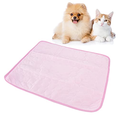 PUNELE Hundekühlmatte, Eisseidekühlkissen für Haustiere, Kleine Mittelgroße Haustierkühlmatte, Atmungsaktive Kühlmatte für Hunde und Katzen (XL) von PUNELE