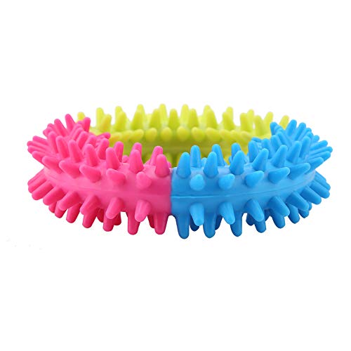 PUNELE Niedliches Kauspielzeug in Ringform, Zahnreinigungsspielzeug für Haustiere, Hunde, Welpen PUNELE Niedliches Kauspielzeug in Ringform, Zahnreinigungsspielzeug für Haustiere, Hunde, Welpen von PUNELE