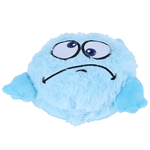 Pet Plüsch Kichern Ball Hund Schütteln Ball Haustier Hund Cartoon Kichern Plüsch Spielzeug Welpen Schütteln Quietschen Türsteher Spielzeug Hund Interative Spielzeug (Blau-ohne Pet Plüsch Kichern Ball Hund Schütteln Ball Haustier Hund Cartoon Kichern Plüsch Spielzeug Welpen Schütteln Quietschen Türsteher Spielzeug Hund Interative Spielzeug (Blau-ohne von PUNELE