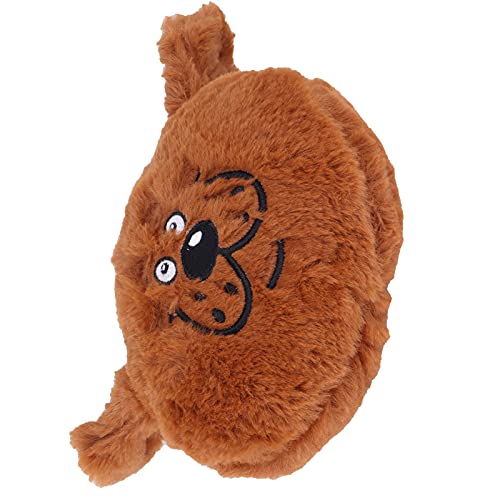 Pet Plüsch Kichern Ball Hund Schütteln Ball Haustier Hund Cartoon Kichern Plüsch Spielzeug Welpen Schütteln Quietschen Türsteher Spielzeug Hund Interative Spielzeug (Braun-ohne Pet Plüsch Kichern Ball Hund Schütteln Ball Haustier Hund Cartoon Kichern Plüsch Spielzeug Welpen Schütteln Quietschen Türsteher Spielzeug Hund Interative Spielzeug (Braun-ohne von PUNELE