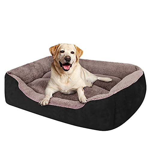 PUPPBUDD Dog Bed for Large Dogs Washable Comfortable Safety Pet Sofa Extra Firm Cotton Breathable for Medium and Small Dog Cat 8060cm Size XL L von PUPPBUDD