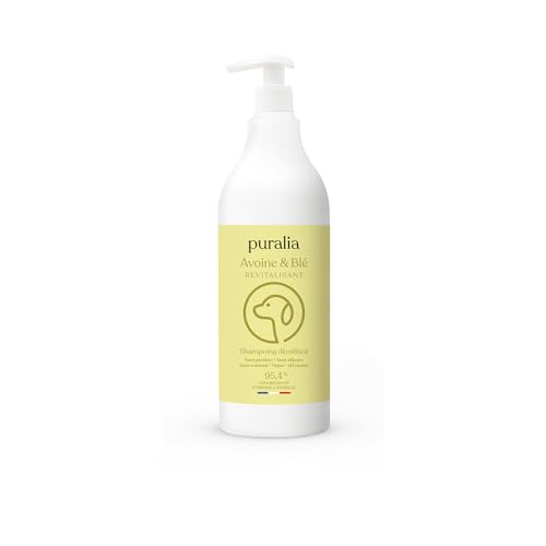 puralia - Hunde-Shampoo für Fellpflege Hund, 1 l, 95,4 % natürliche Inhaltsstoffe, Formel auf Basis von Hafer und Weizen puralia - Hunde-Shampoo für Fellpflege Hund, 1 l, 95,4 % natürliche Inhaltsstoffe, Formel auf Basis von Hafer und Weizen von PURALIA