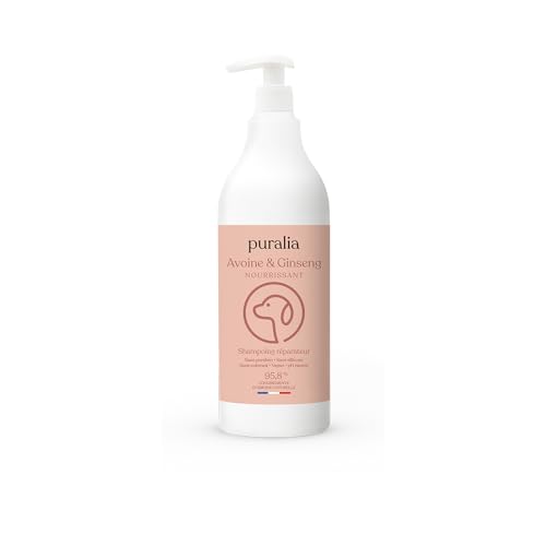 puralia - Reparatur-Shampoo für Hunde, 1 l, 95,8 % natürliche Inhaltsstoffe, Formel auf Basis von Hafer und Ginseng puralia - Reparatur-Shampoo für Hunde, 1 l, 95,8 % natürliche Inhaltsstoffe, Formel auf Basis von Hafer und Ginseng von PURALIA