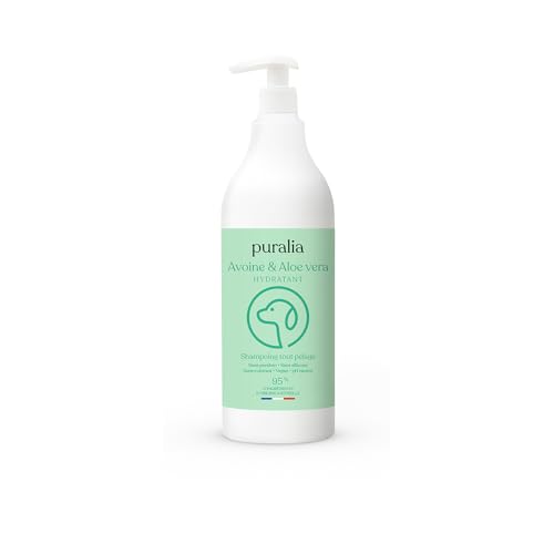 puralia - Shampoo für Hunde 1 l – 95 % natürliche Inhaltsstoffe – Formel auf Basis von Hafer und Aloe Vera puralia - Shampoo für Hunde 1 l – 95 % natürliche Inhaltsstoffe – Formel auf Basis von Hafer und Aloe Vera von PURALIA