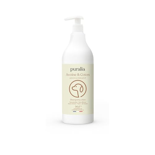 puralia - Shampoo für Welpen, 1 l, 96,6 % natürliche Inhaltsstoffe, nicht reizende Formel auf Basis von Hafer und Baumwolle puralia - Shampoo für Welpen, 1 l, 96,6 % natürliche Inhaltsstoffe, nicht reizende Formel auf Basis von Hafer und Baumwolle von PURALIA