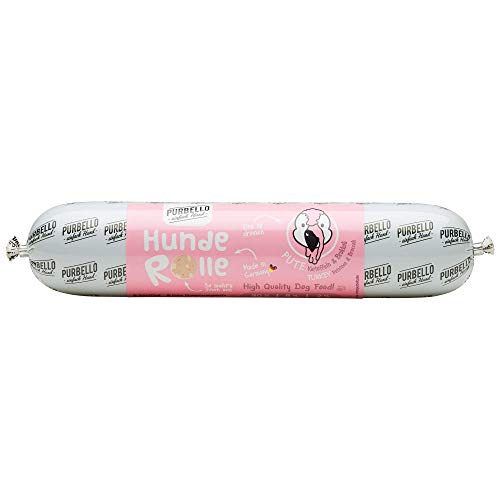 PURBELLO Hunde-Rolle Pute mit Brokkoli & Kartoffeln - Monoprotein Hundefutter mit hohem Fleischanteil - Nassfutter für Hunde - Hundewurst Schnittfest & Getreidefrei - 8 x 400 g PURBELLO Hunde-Rolle Pute mit Brokkoli & Kartoffeln - Monoprotein Hundefutter mit hohem Fleischanteil - Nassfutter für Hunde - Hundewurst Schnittfest & Getreidefrei - 8 x 400 g von PURBELLO