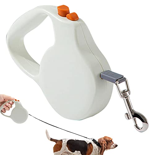 Einziehbare Hundeleine mit Schnellverschluss-Bremssystem und rutschfestem Griff, robustes Band für X-Small/Small/Medium Hunde Einziehbare Hundeleine mit Schnellverschluss-Bremssystem und rutschfestem Griff, robustes Band für X-Small/Small/Medium Hunde von PURBLE