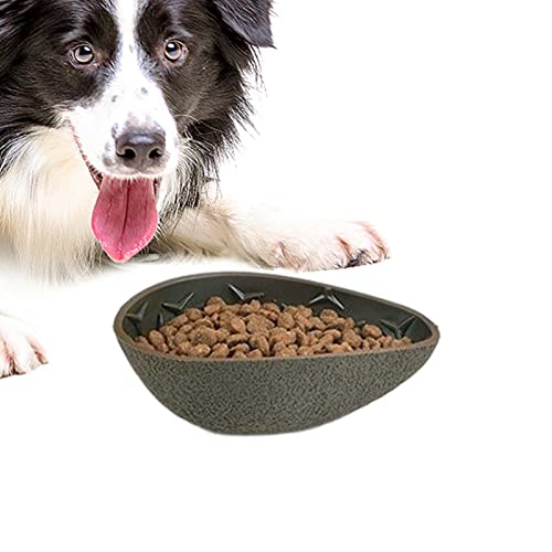 Langsamer Futternapf für Hunde | Anti-Rutsch-Puzzleschale in Fruchtform | Anti-Schluck-Trainingsplatte für gesunde Ernährung, rutschfeste Fressnäpfe für langsam fressende Hunde für mittelgroße Purble von PURBLE