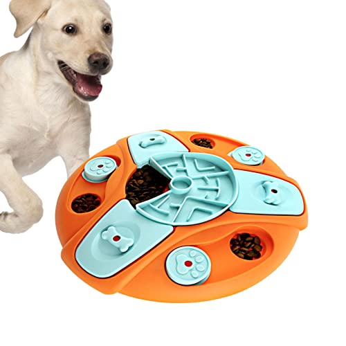 PURBLE Hunde-Puzzle-Spielzeug, Cat Slow Feeders Puzzle-Spielzeug, Leckerli-Puzzle für Hunde und Katzen, die lustiges Füttern trainieren, farbenfroher ABS-Design-Slow-Feeder, u die Verdauung von PURBLE