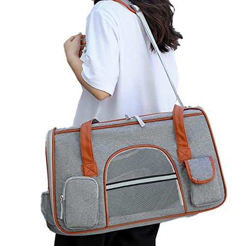 PURBLE Katzen-Tragetasche | Faltbare Haustiertasche Reisetasche – Feste atmungsaktive Haustierbox für Katzen und kleine Hunde auf Reisen, Tierärzten, Spaziergängen, Ausgehen, Wandern PURBLE Katzen-Tragetasche | Faltbare Haustiertasche Reisetasche – Feste atmungsaktive Haustierbox für Katzen und kleine Hunde auf Reisen, Tierärzten, Spaziergängen, Ausgehen, Wandern von PURBLE