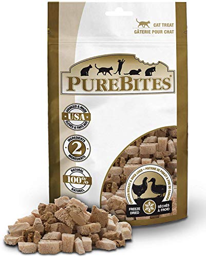 PureBites Chicken and Duck Liver Freeze Dried Natural Treats 1.12 oz - 5 Pack von PureBites