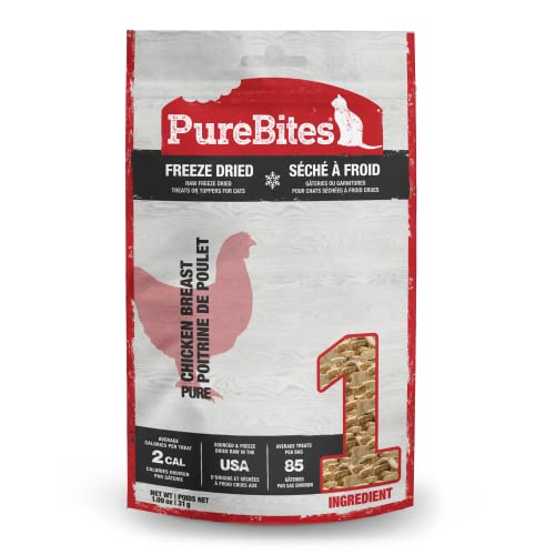 PureBites Hähnchenbrust, für Katzen, 1.09oz/31 g – Wert Größe von PureBites