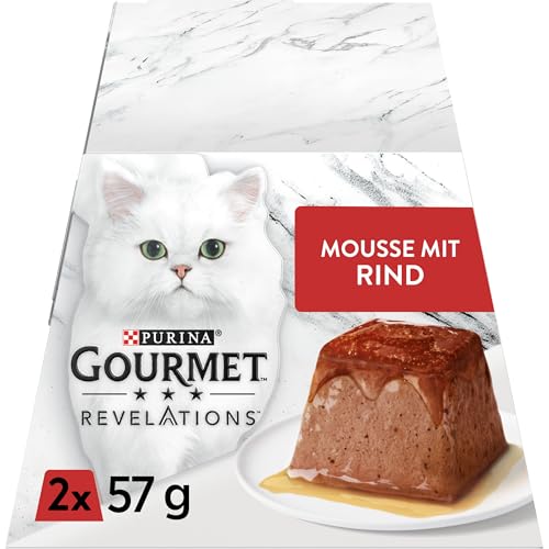 Gourmet Gourmet Purina Gourmet Revelations Mousse mit Rind, 24er Pack (24 x 57 g) von Gourmet