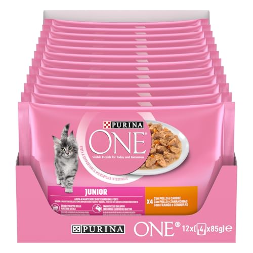 PURINA ONE Single Serve - Junior - Huhn - 4 x 85 g von Pro Plan