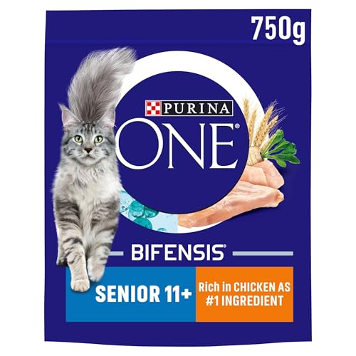 Purina One Senior 11 plus Katzentrockenfutter Huhn 750g von PURINA ONE